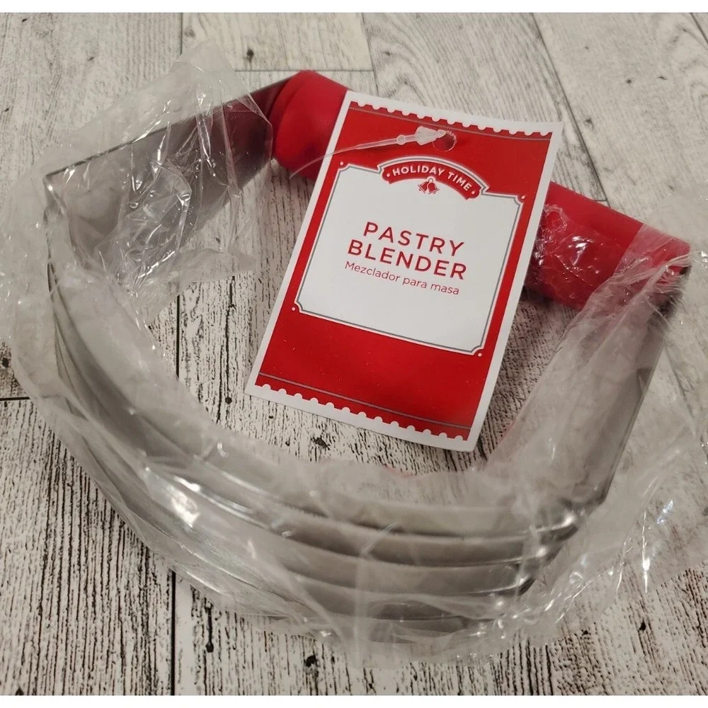 Kitchen Gift Set Silicone Mat Spatula Fair Isle Towel & Pastry Blender Christmas